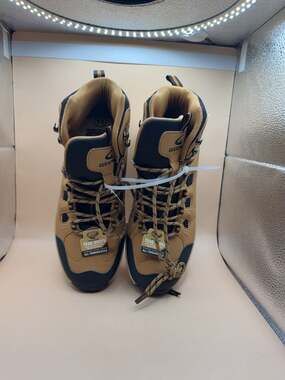 Geers Trail Boots Men's Size 11 Tan Black Hiking Shoes